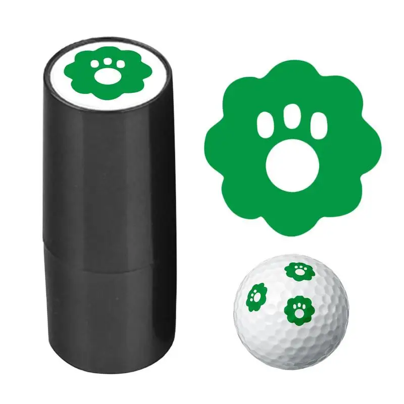 

1PCS Golf Ball Clover Stamps And Green Ink Golf Ball Stamper Golf Ball Marker For Golfer Present Golf Learner Golf Accessories