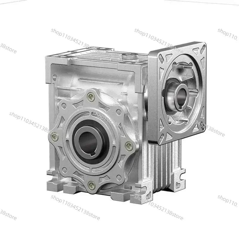 Motor Worm Gear Reducer NMRV030 High Torque Gearbox Reducer Input 11mm Output 14mm Gear Ratio 5:1/7.5:1/10:1/80:1