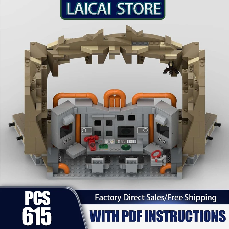 

Moc Building Blocks Batcave Batcomputer Model Technology Gift Construstion Movie Model DIY Assembly Holiday Sets Toys