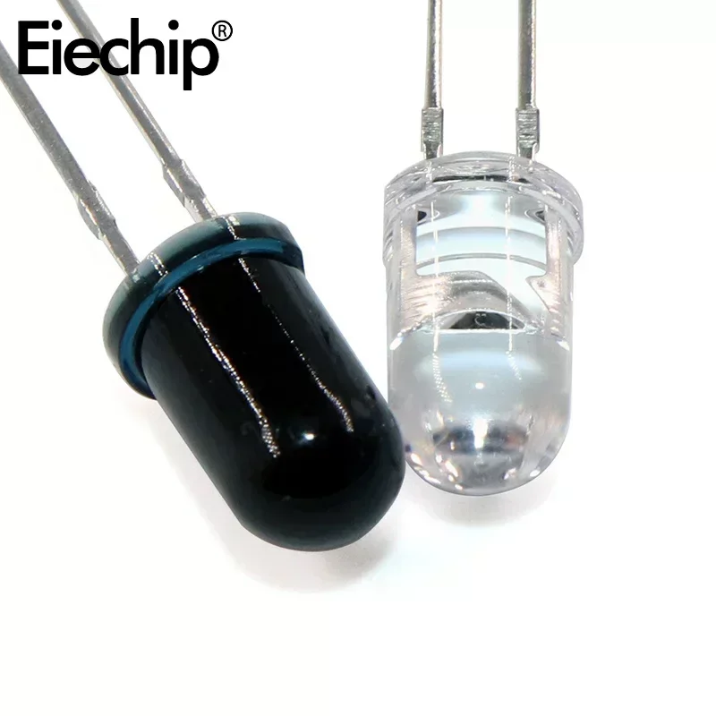 10 Set F5 F3 5mm 3mm 940nm LEDs Infrared Emitter & Receiver Diode 1.4-1.6V 20MA