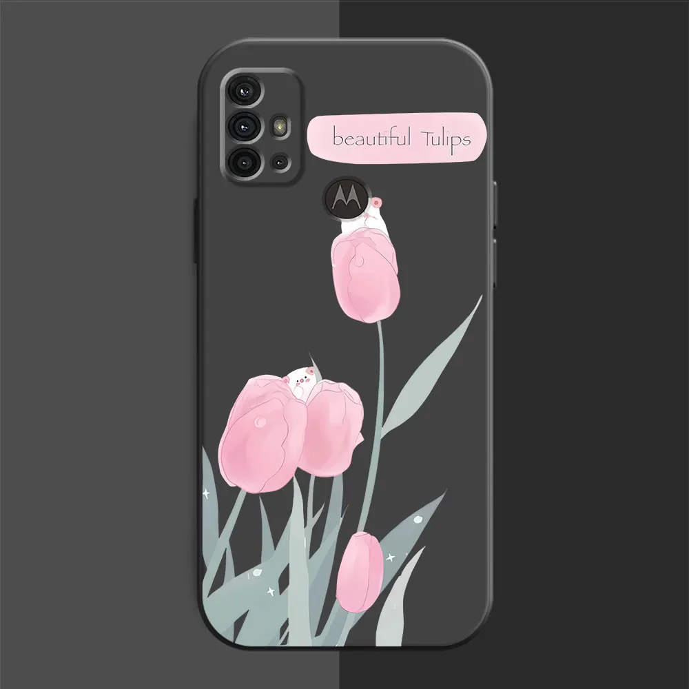 Flower Phone Case for Motorola Moto Edge 40 Pro G9 Plus One Fusion Plus G200 5G Edge 20 Pro Edge 30 Neo Silicone Coque Cover