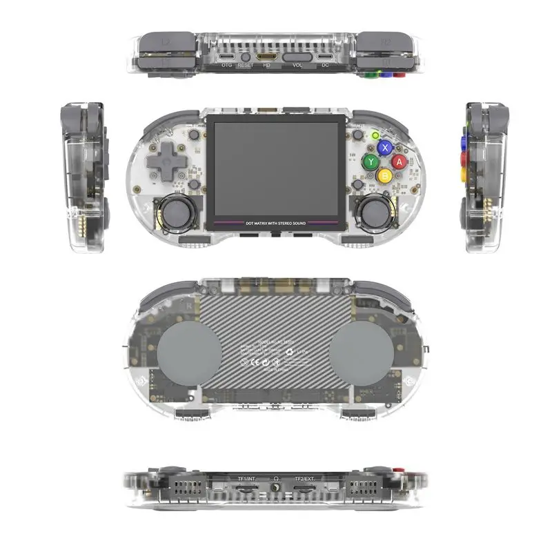 

*ONE DAY RG353PS Ретро игровая консоль 16G + 64G 3,5-дюймовый IPS-экран 64-битная система Linux Портативный ретро-игровой плеер HD 2,4G/5G WiFi(B)