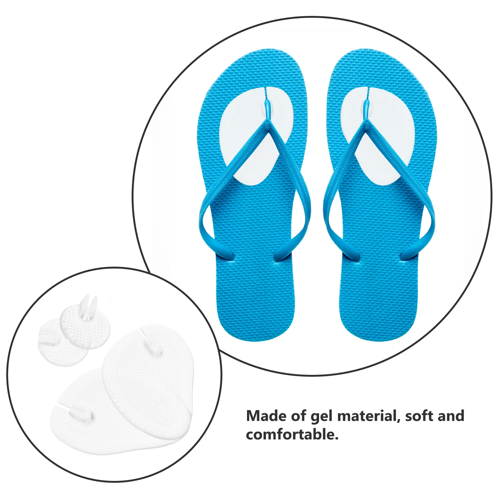 

3 Pair Non-slip Gel Insoles Forefoot Cushion Pads Inserts Women High Heel Shock Absorbing Pressure Redistributing Metatarsal