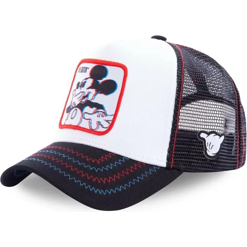 High Quality Cartoon Styles Anime Snapback Cotton Baseball Cap Men Women Hip Hop Dad Hat Trucker Mesh Hat Dropshipping image 3