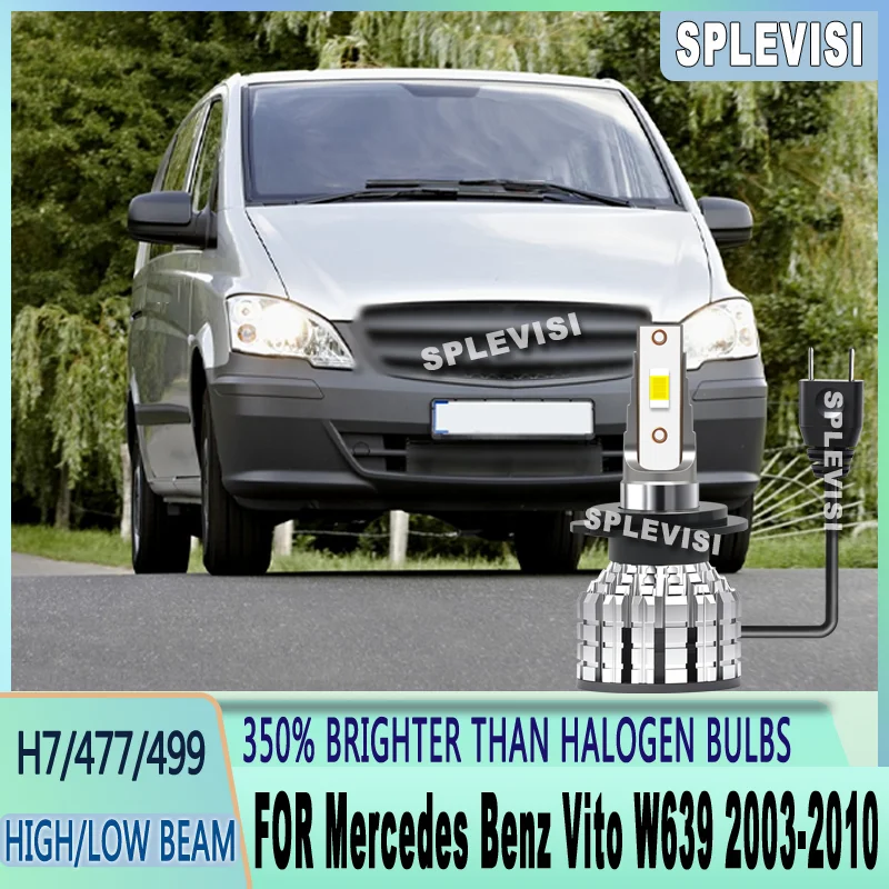 

Effortless Setup See Farther at Night H7 LED HIGH/LOW BEAM For Mercedes Benz Vito W639 2003 2004 2005 2006 2007 2008 2009 2010