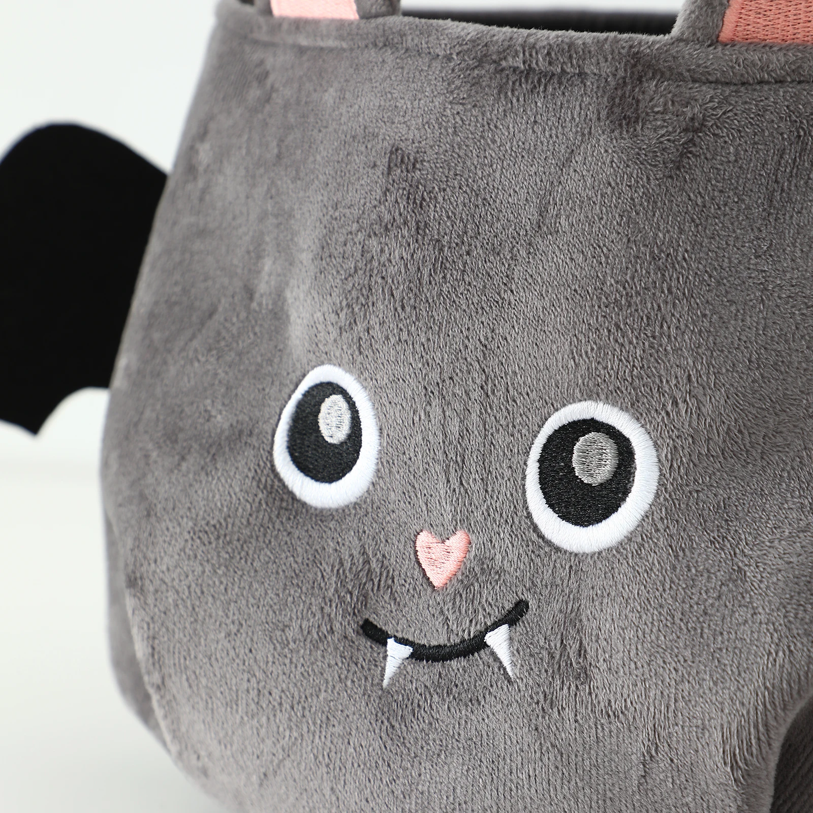 Halloween-Korb für Kinder, süßer Süßes oder Saures-Eimer, schwarze Katze, Spinne, Fledermaus, Partybevorzugung, Heimdekoration im Freien – Detail 2