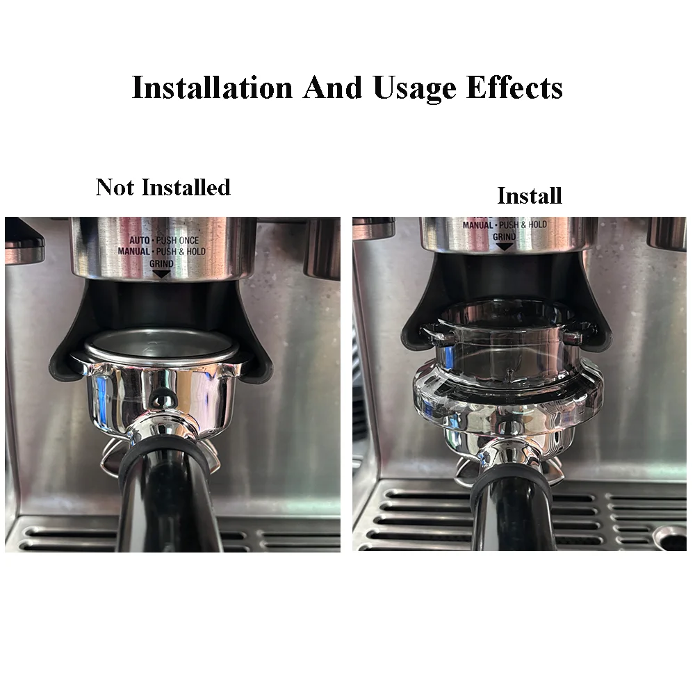 54mm Coffee Portafilter Dosing Funnel For Breville 870/878/880/450/500  Coffee Dosing Ring Espresso Accessories view 5