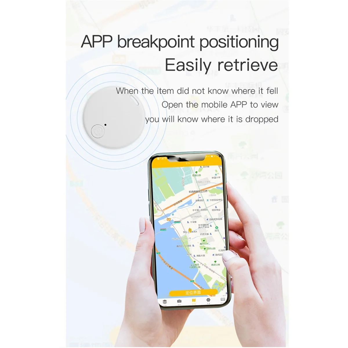 Mini GPS Tracker para Veículos, Key Finder, Pet GPS Tracker, Preto, 3 Pacotes