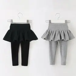 1-7Years Toddler Baby Skirts Leggings Kids Cotton Tights Pants for Girls Infant Velvet Pant 2 3 4 5