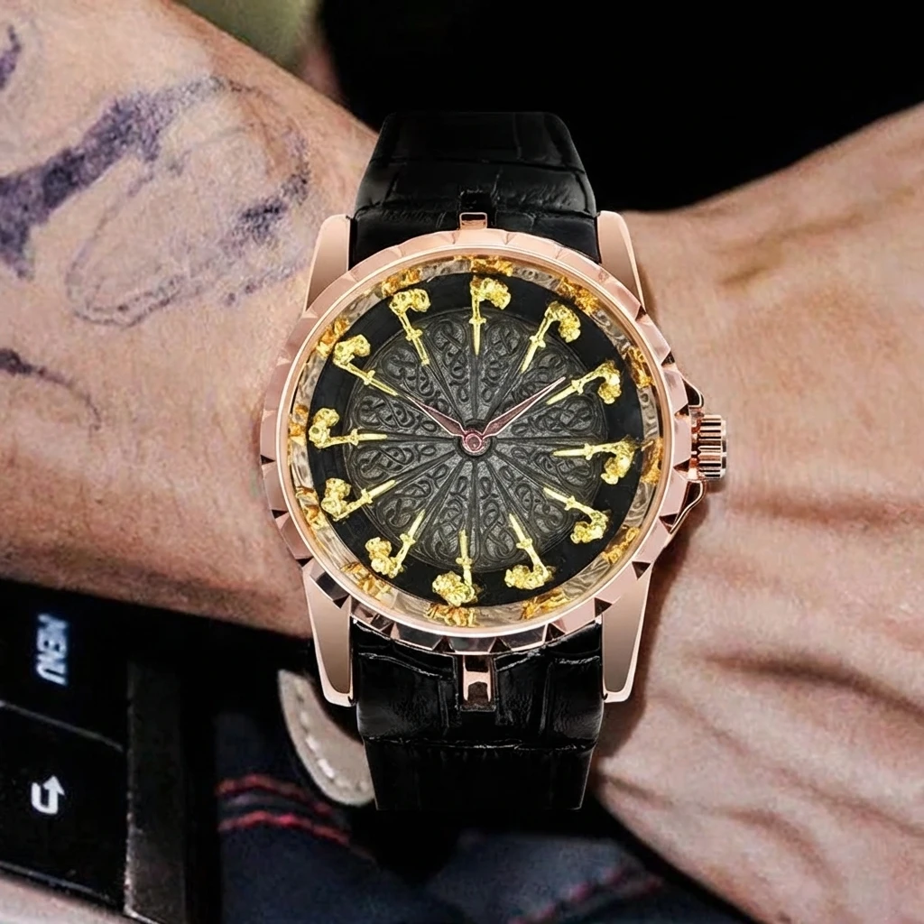 Men's Retro Style Automatic Quartz Watch