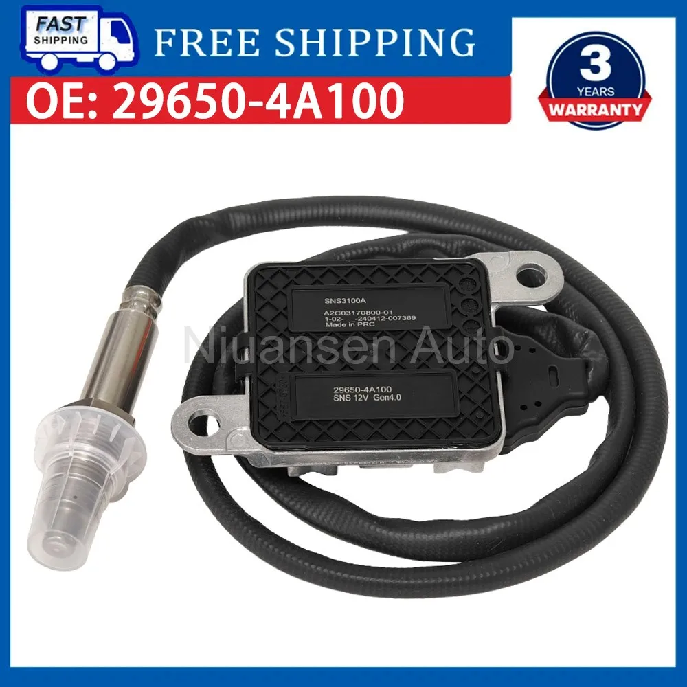 Sensor de oxigênio nox de alta qualidade 296504a100 29650-4a100 sensor de óxido de nitrogênio para hyundai porter H-100 kia bongo 2019 sns3100a