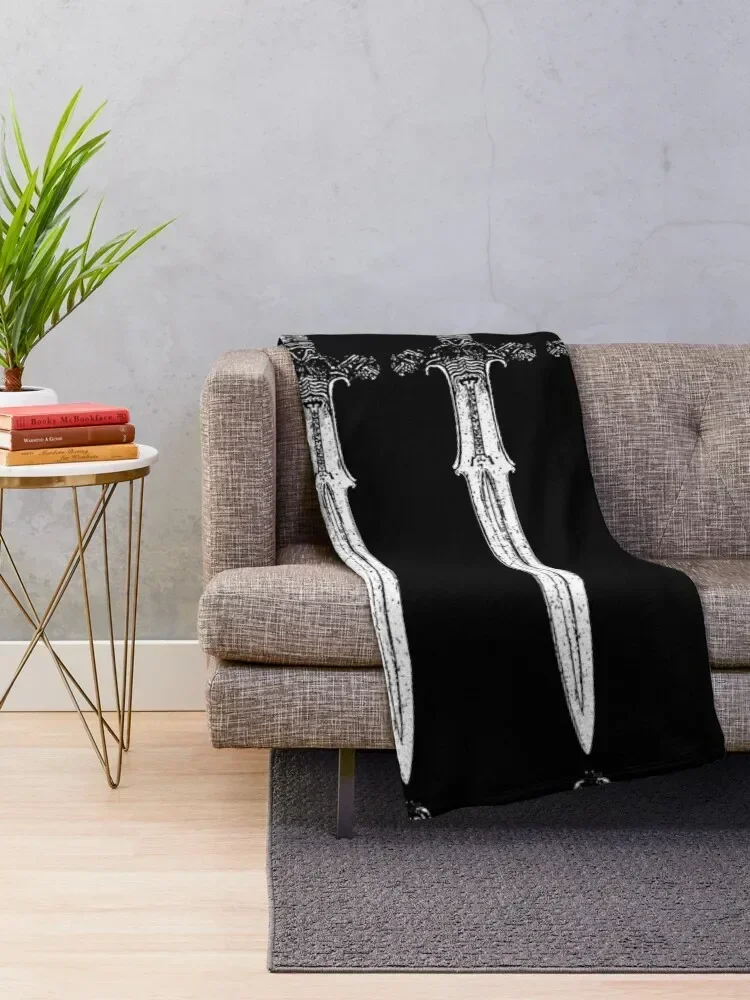 Atlantean Sword! Throw Blanket Sofa Quilt funny gift Blankets