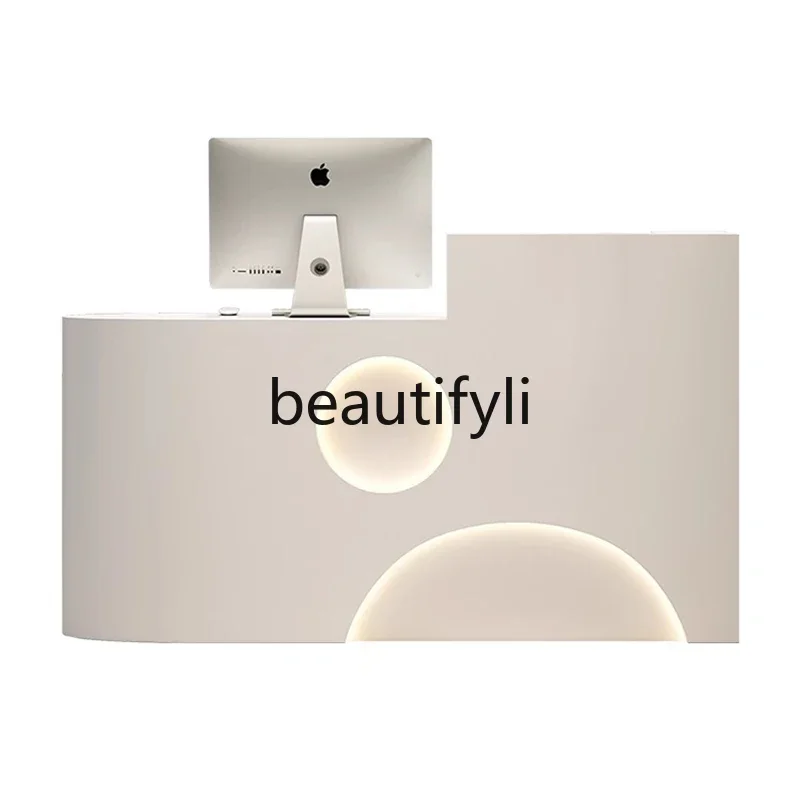 ZzqClothing Store أمين الصندوق مكافحة صالون تجميل صغير بار بسيط الحديثة ورنيش مكتب الاستقبال مكتب الاستقبال الملابس النسائية