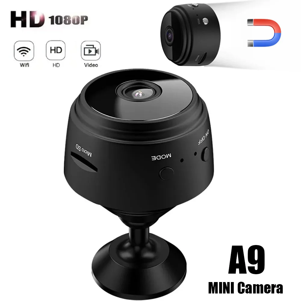 A9 Camera HD1080P MINI Camera Video Night Security Surveillance Wireless For smart home webcam Android iOS IP Outdoor Camera