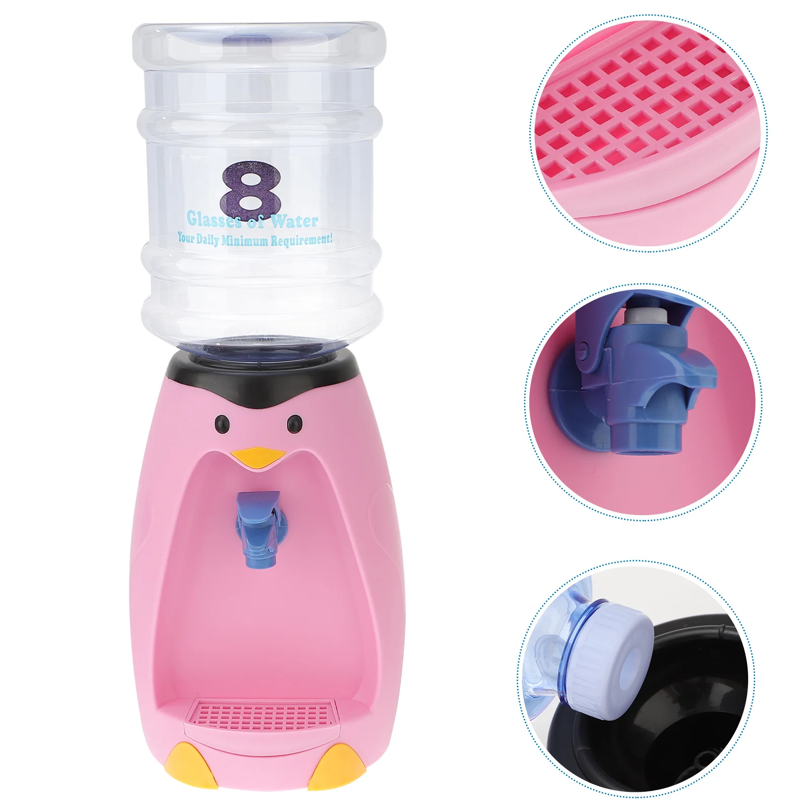 

1Pcs Mini Water Dispenser Non-Heating Cute Home Drinking Fountain Portable Office Manual Water Pump for Family Use