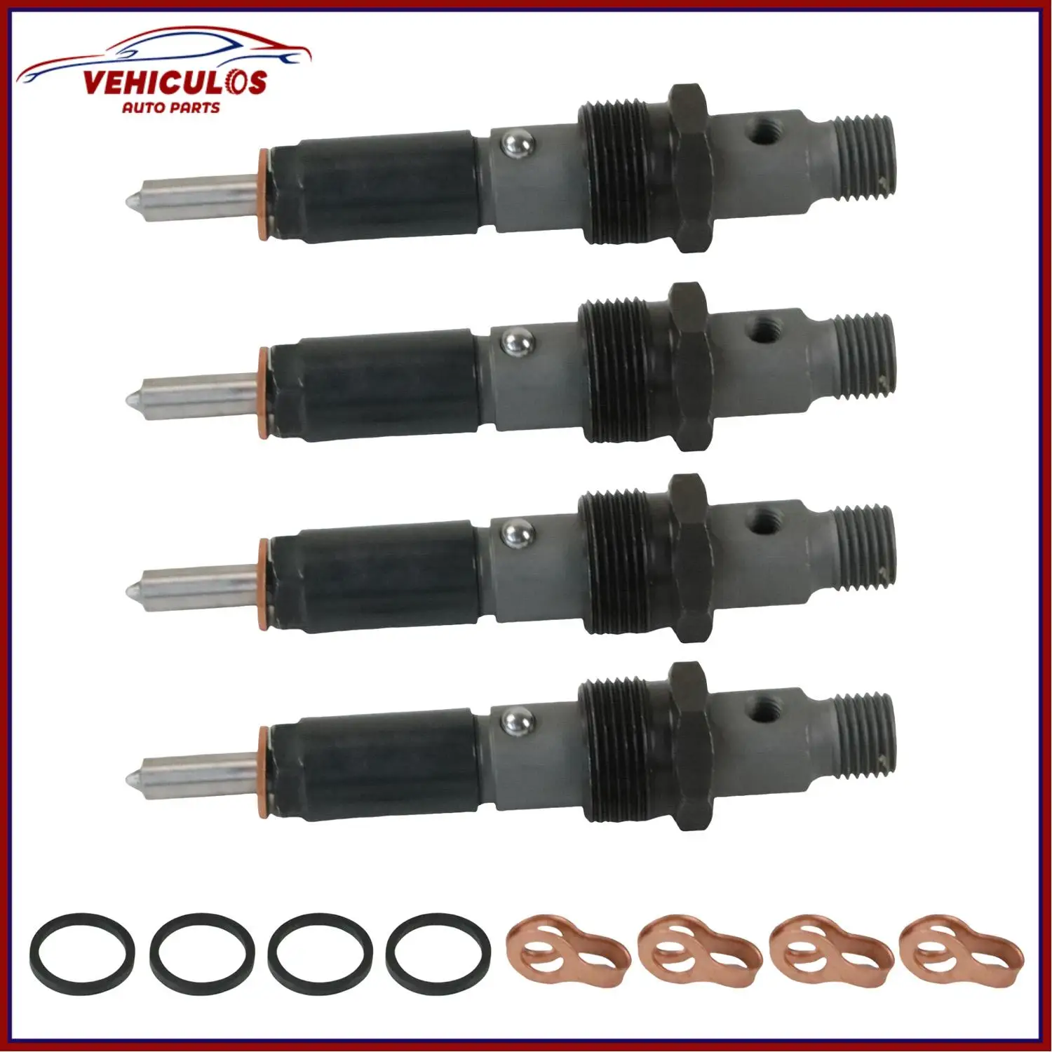 

4PCS Fuel Injector 4928990 14MM For Cummins 6BT Diesel Fuel Engine
