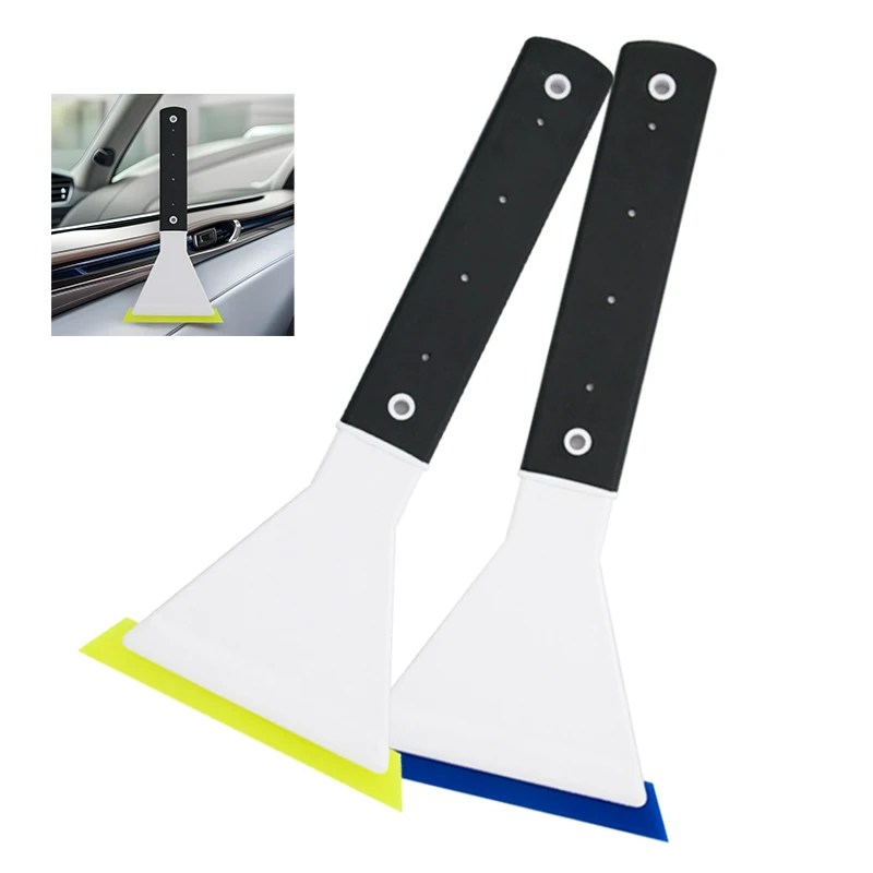 PFCC Car Windows Glass Film Window Tint Tool Windshield Scraper for Installation Scraper Water Handle Insert Rubber Blade Wiper