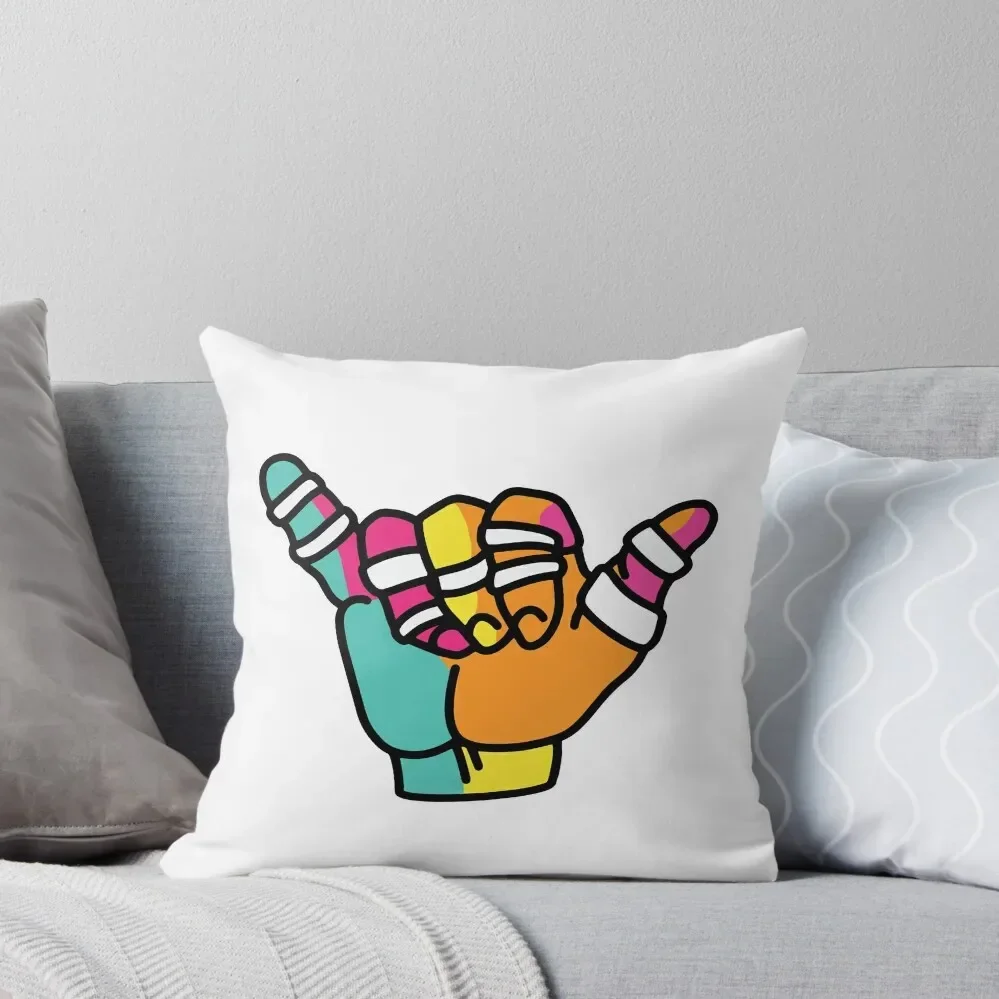 Jiu Jitsu Shaka Hand Pop Art Throw Pillow Cushions Cover Decorative Cushion Cover Pillow