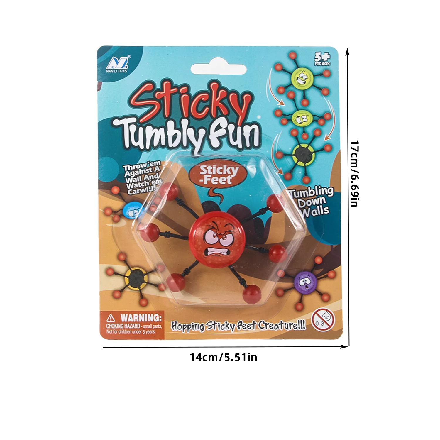 Somersaulters-Jouets de décompression drôles pour garçons et filles, personnes araignées grimpant aux murs, expressions amusantes, styles aléatoires