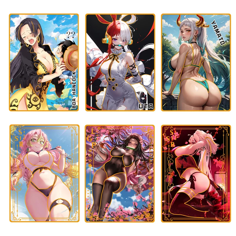 One Piece Cards Metal Lufei Boa Hancock Ace Nami English Card Charizard Sauron Collection Battle Child Christman Gift