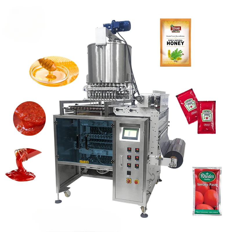 Multilane High Speed Packing Machine For Paste/Multi Lanes Sachet Packaging Machine/Multi Lane Vertical Fill Machine