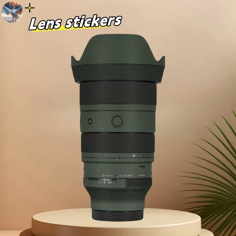 for Sigma 28-45F1.8DG DN Sony port Lens stickers, precision cut wear-resistant protective film, DIY skin