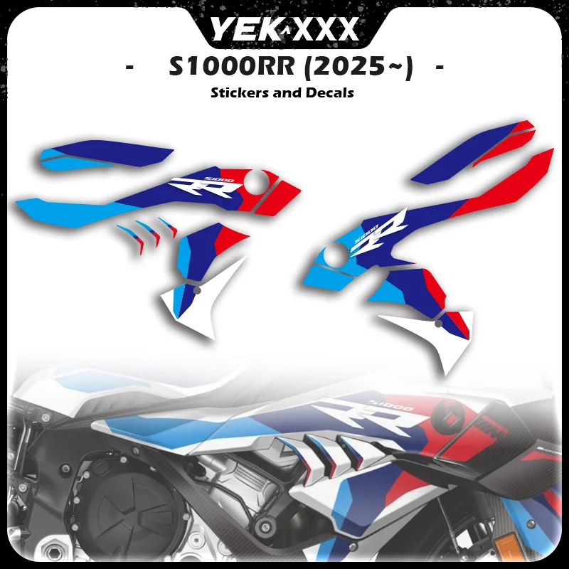 

For BMW 2025 S1000RR Motorcycle Shell New Design Fairing Protective Stickers and Decorative Decals