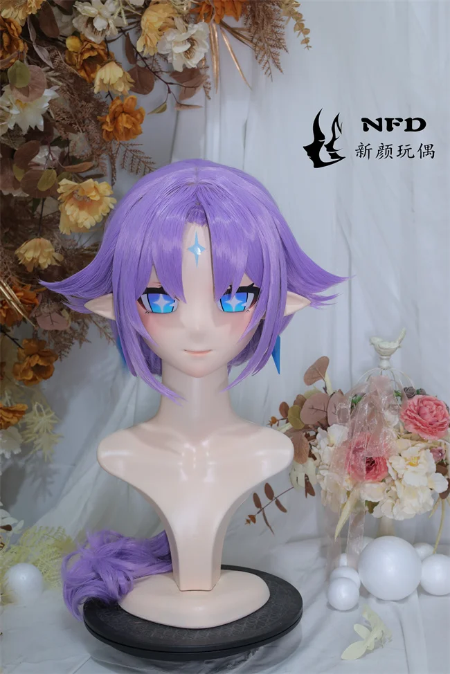 

(NFD43-14)Customize Full Head With Lock Crossdress Doll Female/Girl Japanese Anime Cartoon Character Kig Cosplay Kigurumi Mask