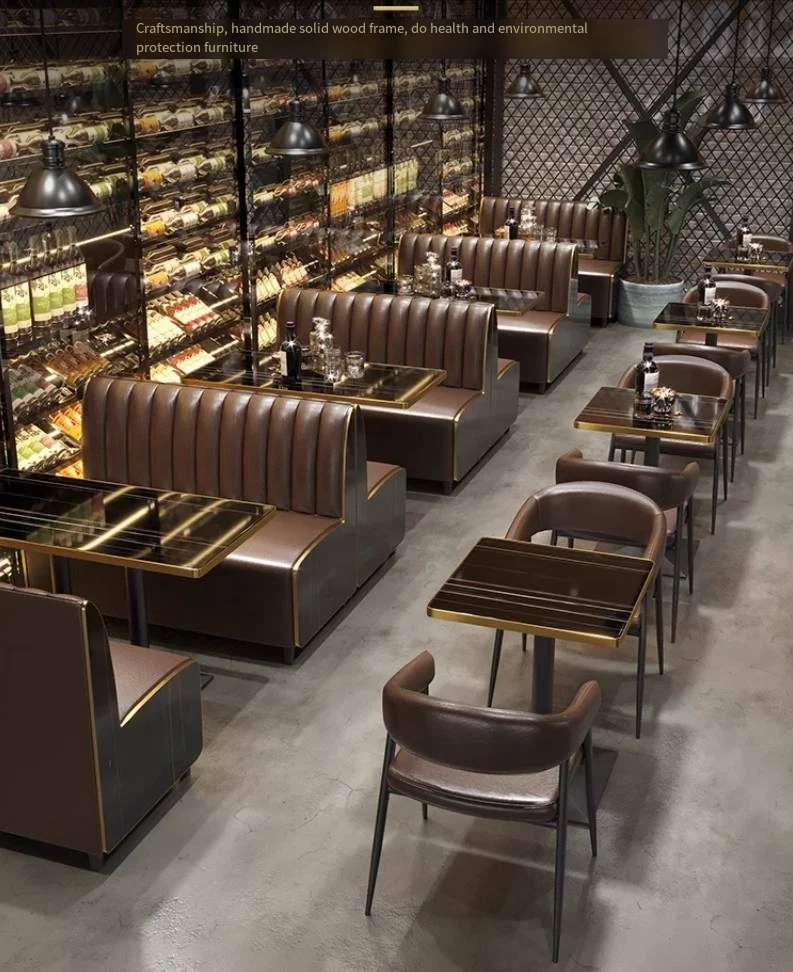 

Кафе-бар, стол и стул, ресторанная комбинированная мебель для таверны для ресторана, западный диван, U-образная будка для отдыха