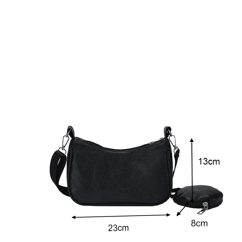 Personalized And Minimalist Composite Bag, Trendy Texture, Shoulder Crossbody Bag, Stylish And Fashionable Women Bag