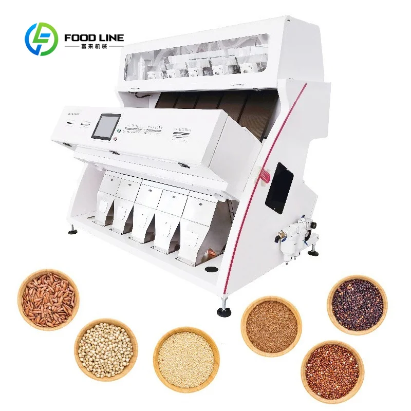 Customized High Efficiency Color Sorting Machine 320 Channels 4-10T/H Capacity 100:1 Accuracy ISO 9001 CE Certified Wireless