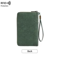 RFID Blocking Passport Holder Multi-Functional Travel Document Organizer Ticket Storage Bag Wallet for Multiple Passports 5
