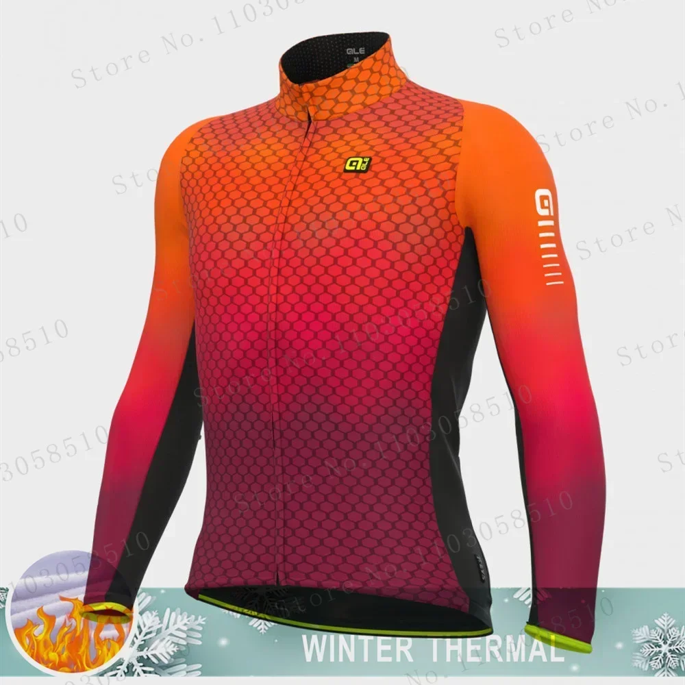 AIE Winter Cycling Jacket Outdoor Warm Coat MTB Road Bike Jersey Long Sleeve Weatherproof Windbreaker Fleece Cycling Jacket