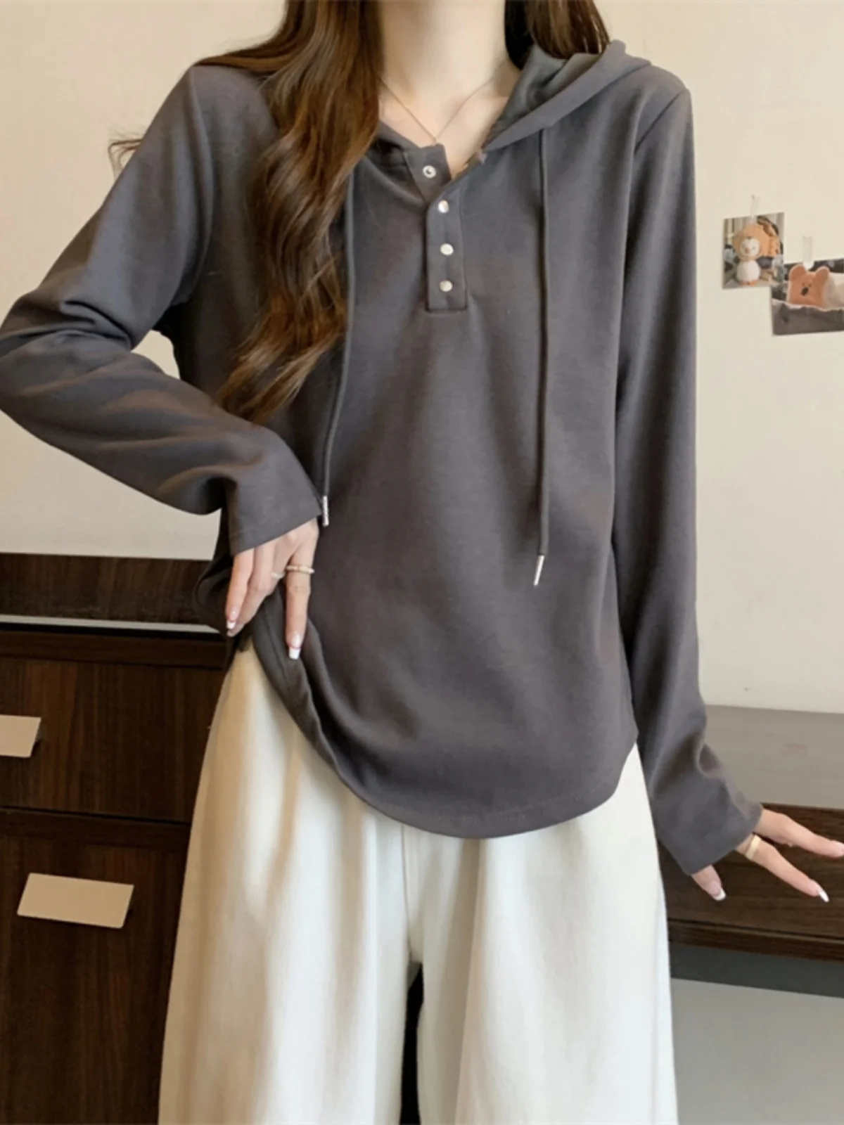 

Женские толстовки с капюшоном, чистые белые китайские цветочные милые дорожные осенне-зимние толстовки с подкладкой, термовязание, рабочая униформа, консервативная средняя форма