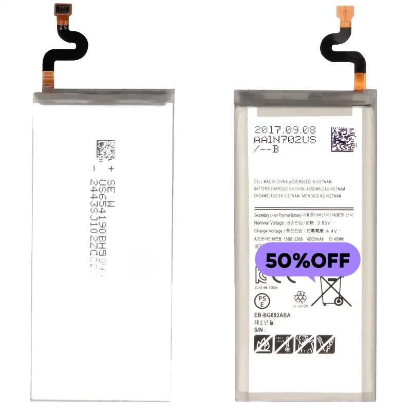 EB-BG892ABA for Samsung S8 Active Mobile Phone Battery High Quality High Capacity Battery Replacement Bateria with Tools