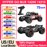 MJX 14209 14210 V3.0 1/14 RC Car 75km/h Brushless Hyper Go 2.4G Remote Control 4WD Off-road Racing RC Truck Electric Hobby Toy