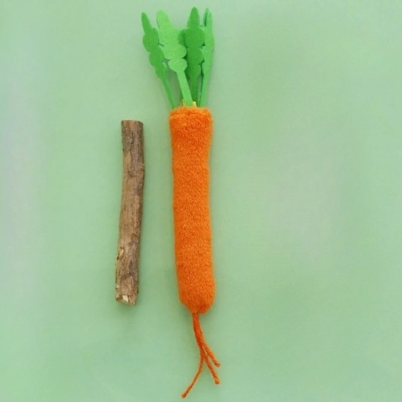 Cat Chew Toy Teasing Stick Squeaky Bell Chew-resistant Kitten Toy Teeth Grinding Interactive Training Cat Toy image 6