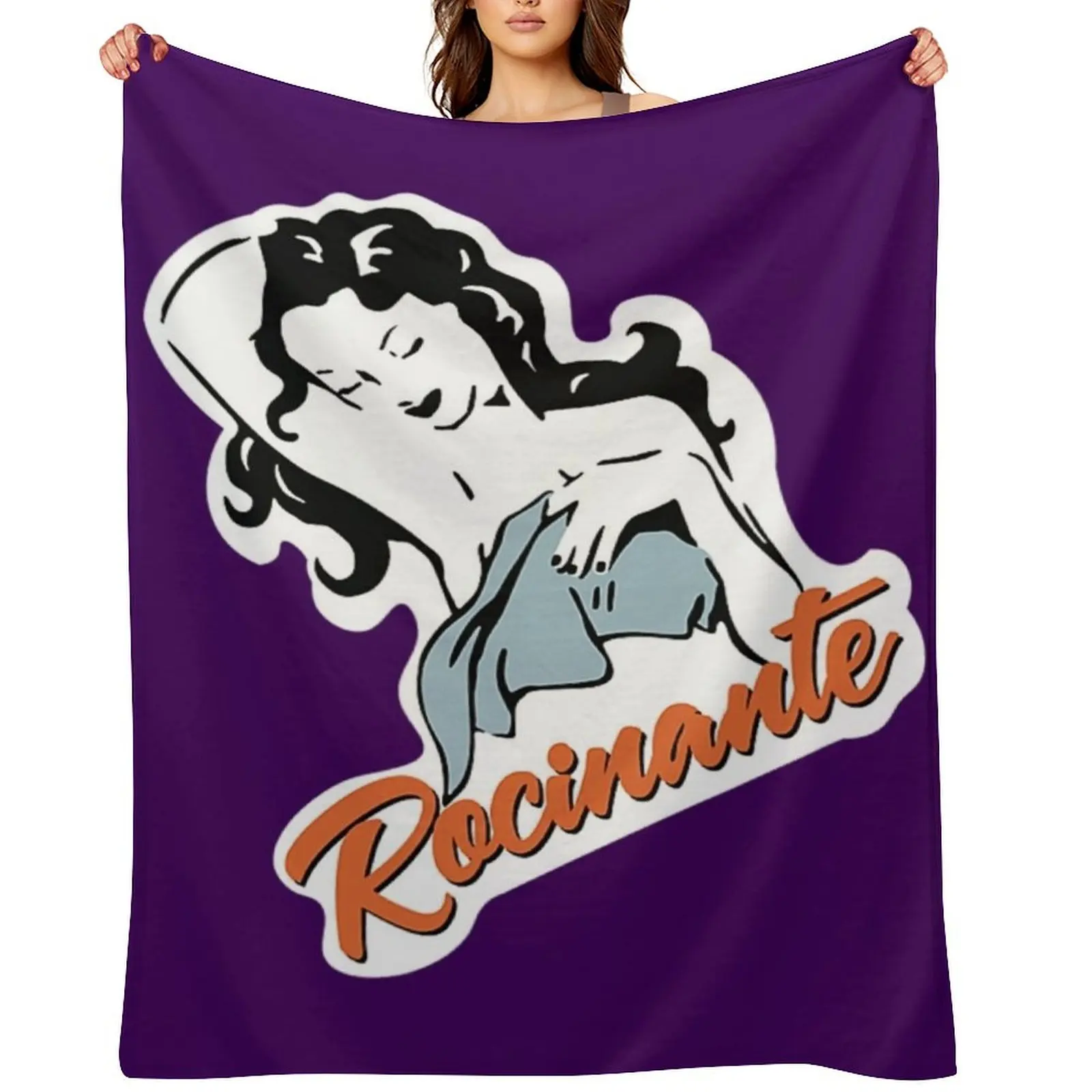 expanse rocinante logo Throw Blanket Plush Multi-Purpose For Sofa Thin Stuffeds Blankets