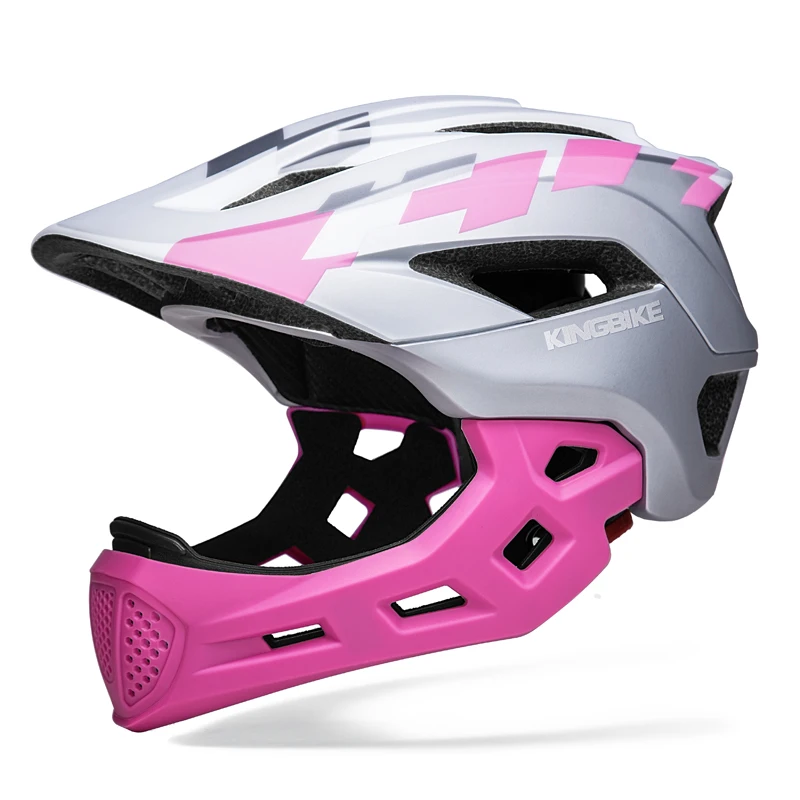 

BATFOX Child Bike Helmet Kids Detachable Full Face Bikes Helmet For Cycling Sports MTB BMX Moto Skateboard Roller Skating Helmet
