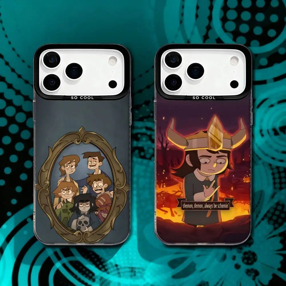 

H-Haunted Hotel Abaddon Matte Fingerprint Proof Phone Case For iPhone 17,16,15,14,13,12,X,8,Pro,Max,Plus,SE4,Air,Mini