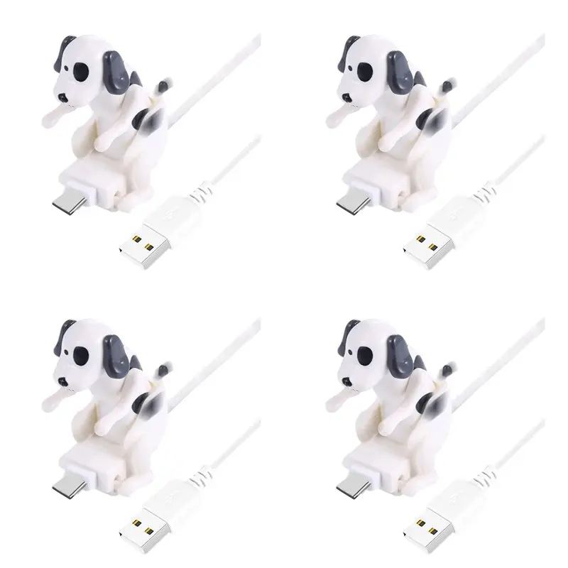 Забавный USB-кабель для зарядки FULL-4X Humping Dog: быстрая зарядка Type-C, новый аксессуар для телефона и средство снятия стресса