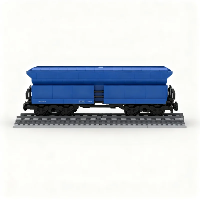 

NEW 298PCS MOC City Industrial Litra Fals Coal Wagon Trains Model DIY Creative Ideas Child Toy Assembly Puzzle Birthday Gift