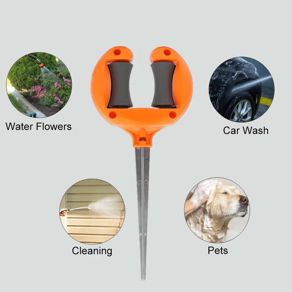 ABS Garden Hose Guide Nail Water Pipe Positioning Holding Roller Yard Lawn Irrigation Hose Spike Garding Irrigation Accessories