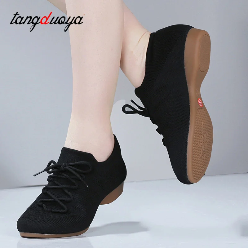 High quality jazz dance shoes Dance Training Shoe Women Dance sports shoes professional Ballroom Modern Salsa Practise Shoes