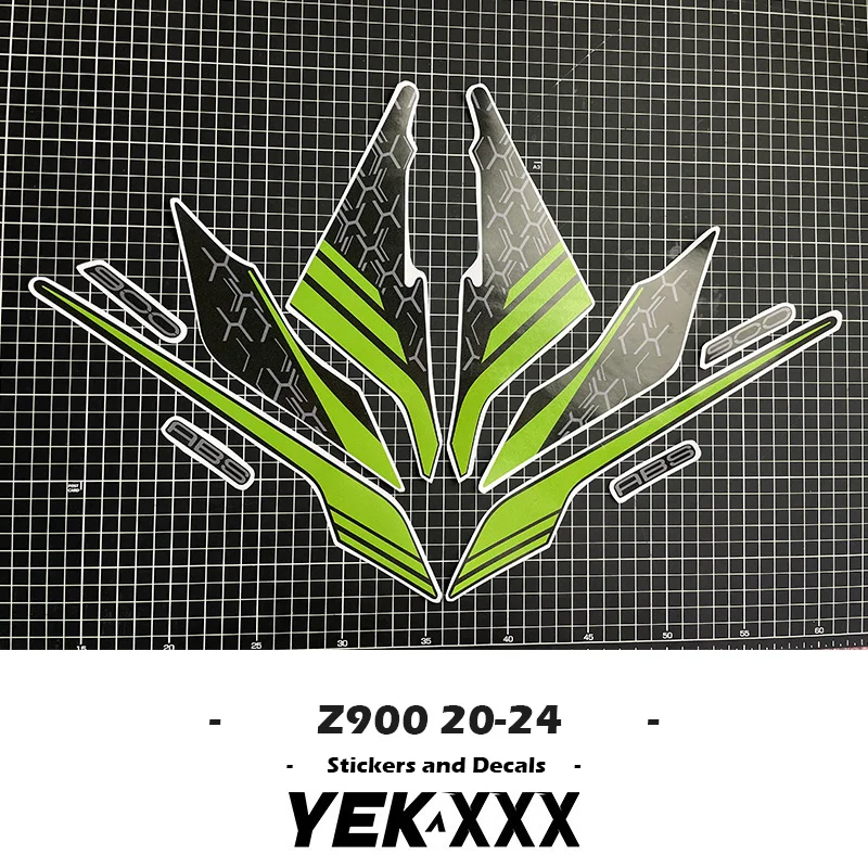 

For Kawasaki Z900 Ninja 20 21 22 23 24 Motorcycle Fairing Ccessories Sticker Decals Applique Bodywork Protective Decorative