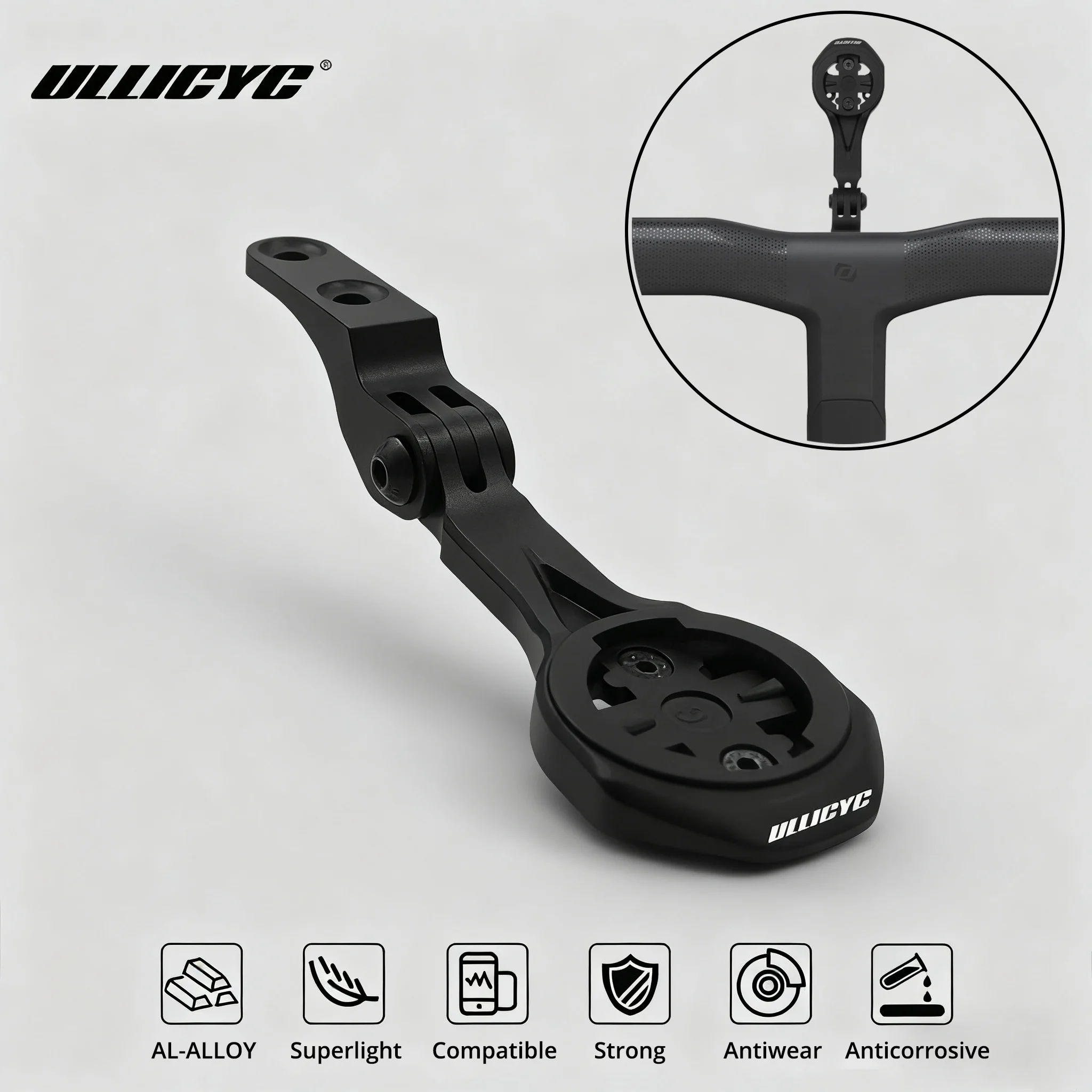 

For Syncros CRESTON IC SL Aero Cockpit Front Computer Mount Stand Gopro Aero Mount Speedometer GPS/Garmin/Bryton/Wahoo