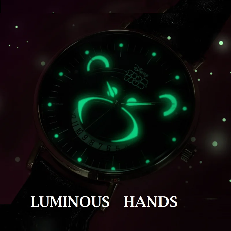 Disney Lots-o'-Huggin' Bear Women Quartz Wristwatch Cartoon Dial Toy Story Lady Clock Girl Wristband Luminous Date Reloj Montres