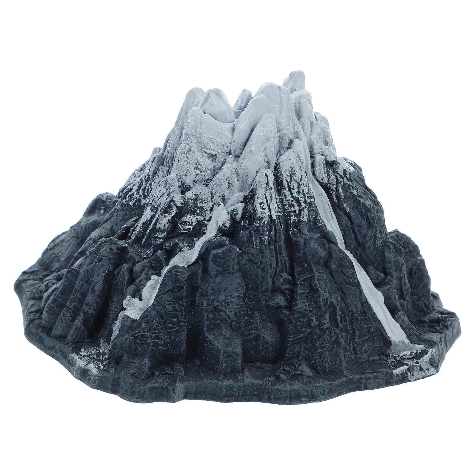 

Snow Mountain Ornaments Fish Tank Landscaping Prop Mini Snow Mountain Model Decorative Craft Aquarium Adorn PVC Hideout Durable