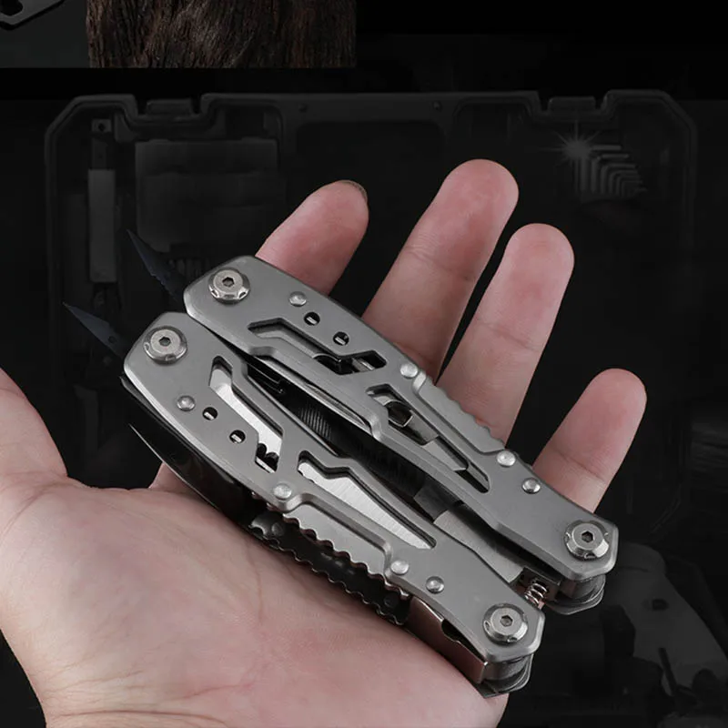 Mini Folding Pliers Multi-Tool Pocket Knife Portable Fold Outdoor Tactical Hunting Survival Rescue Multipurpose Repair Tool