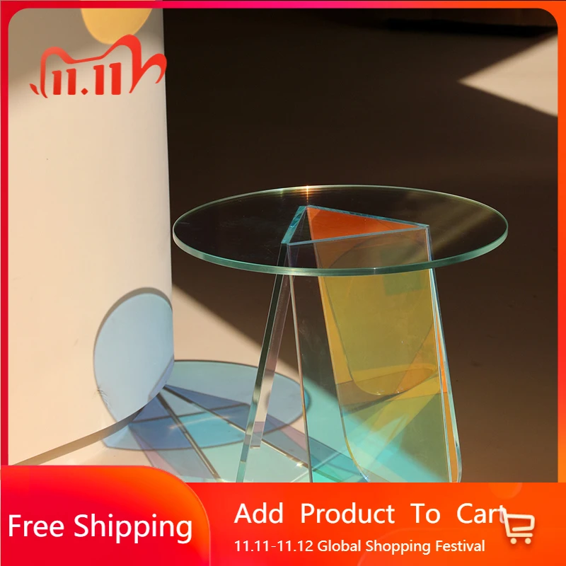 

Nordic Acrylic Coffee Table Modern Simple Unique Aesthetic Designer Coffee Table Clear Standing Lounge Meubles Home Furniture